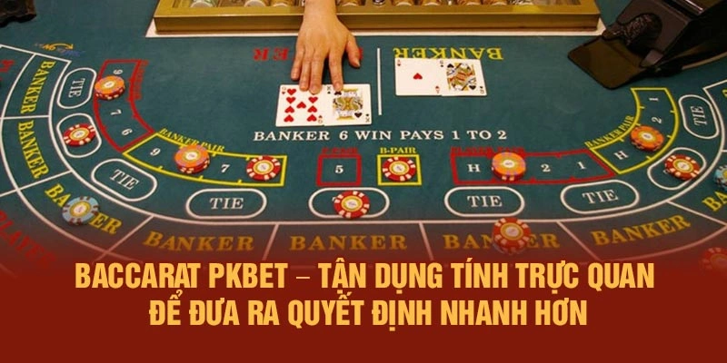 Baccarat PKBET – Tận dụng tính trực quan để đưa ra quyết định nhanh hơn