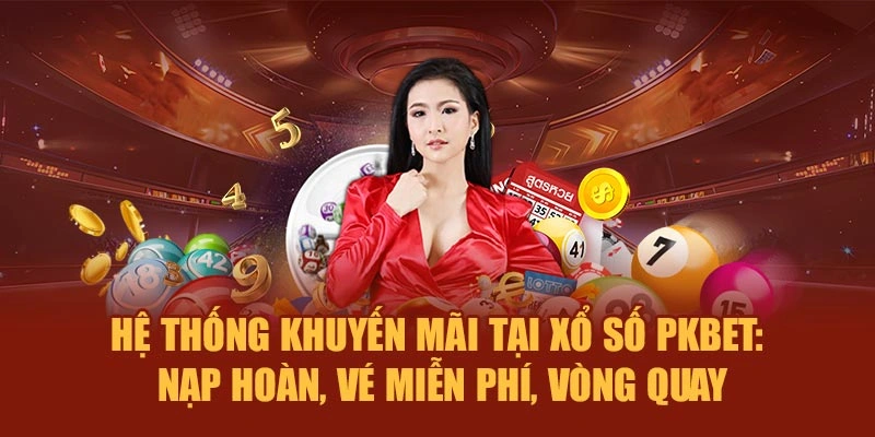 Hệ thống khuyến mãi tại xổ số PKBET: nạp hoàn, vé miễn phí, vòng quay